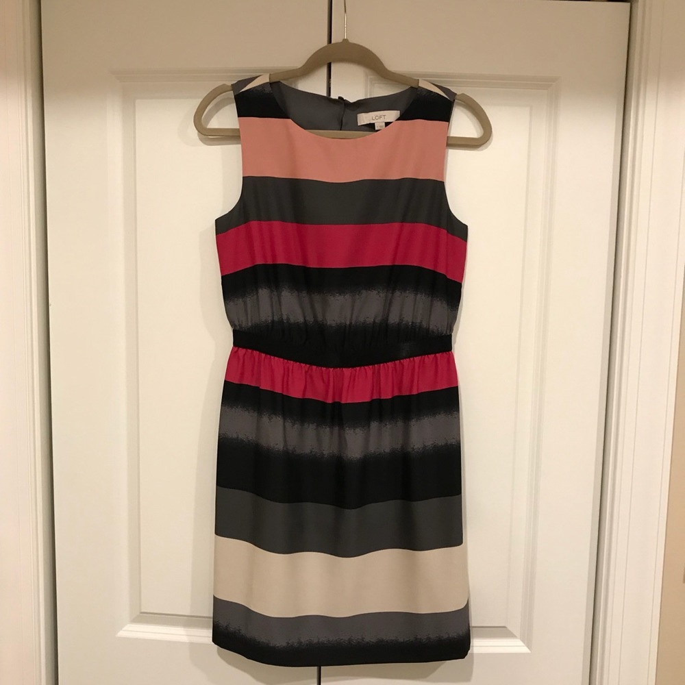 Black and Pink Short Dress